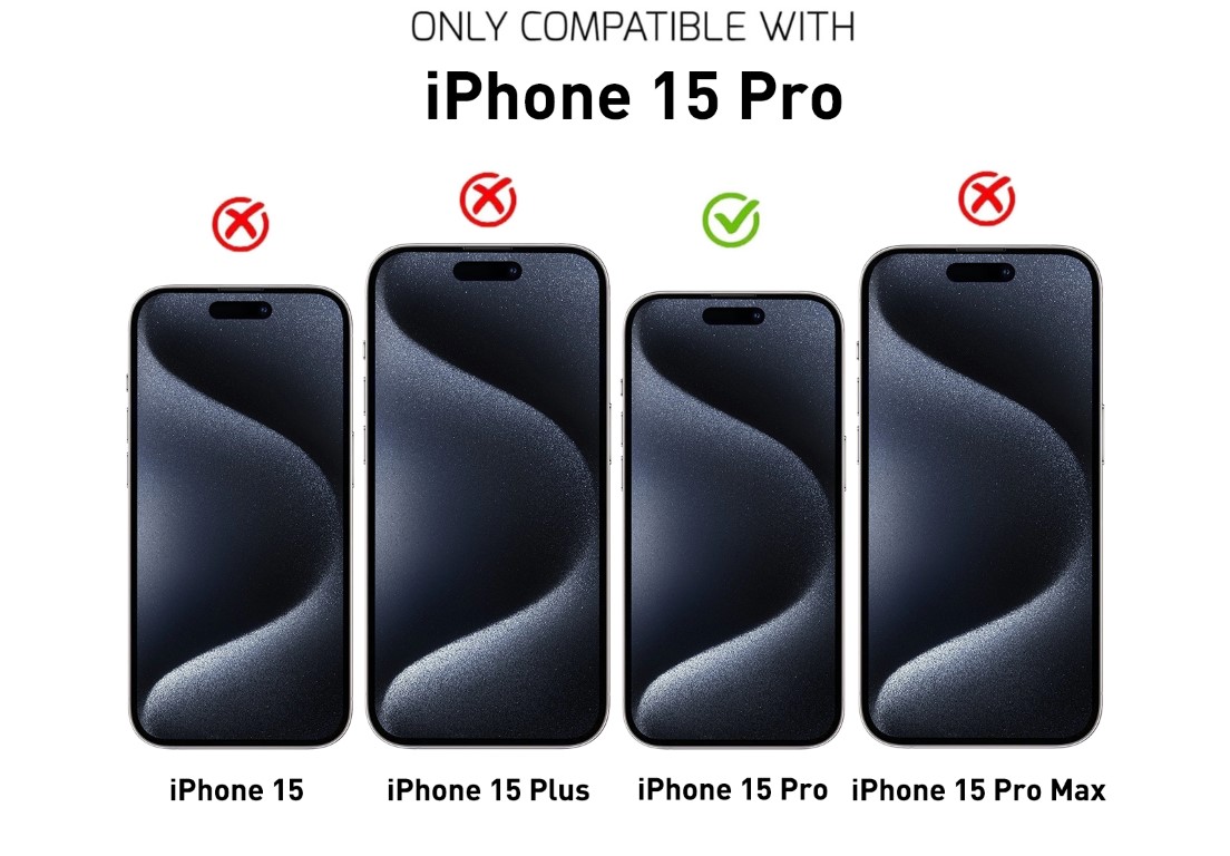 2c. iphone 15 pro screen protector