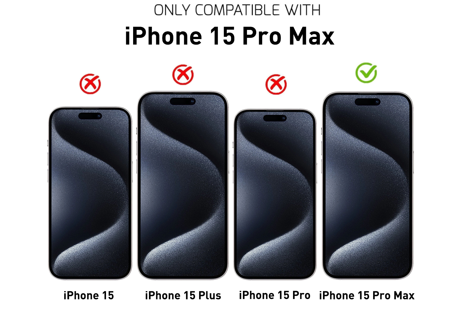 2d. iphone 15 pro max glass screen protector