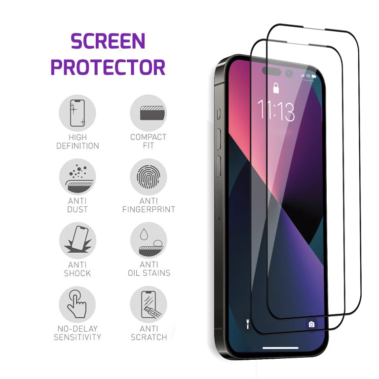 iphone 14 pro max screen protector scratch resistant